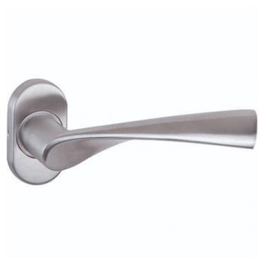 Manilla Inox ola con roseta. Modelo MVD-1