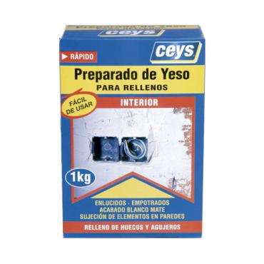 Ceys preparado de yeso para rellenos 1Kg.