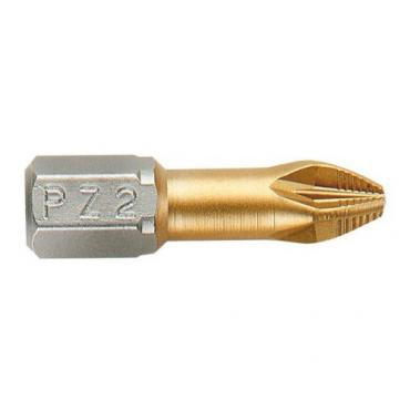 Punta Pozidrive (TIN) PZ3x25.c/plast.  815C-PZ 