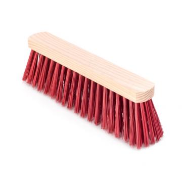 Cepillo barrendero. Rojo