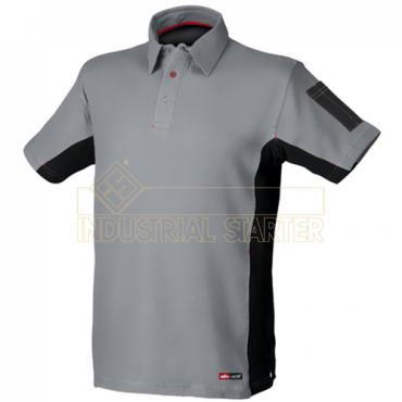 Polo algodón stretch gris/n (Talla L)