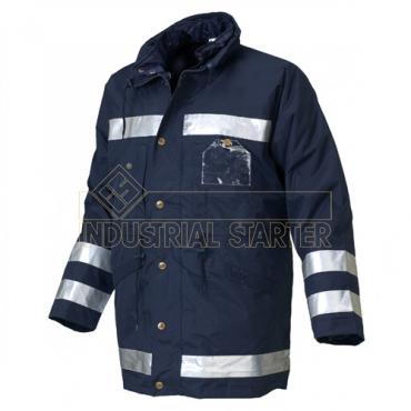 Parka triple uso con bandas azul (Talla 3XL)