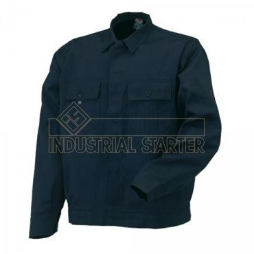 Cazadora europa 100%  algodón azul (Talla L)