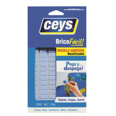 Ceys bricofácil pega y despega masilla.