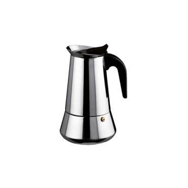 Cafetera express alondra en acero inox, 4 tazas