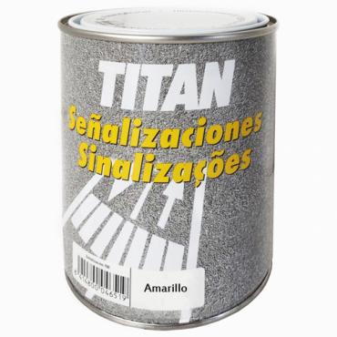 Titan señalización amarillo 4l