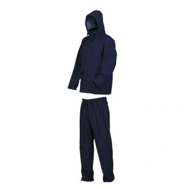 Conjunto lluvia  PVC-PU azul (Talla L)