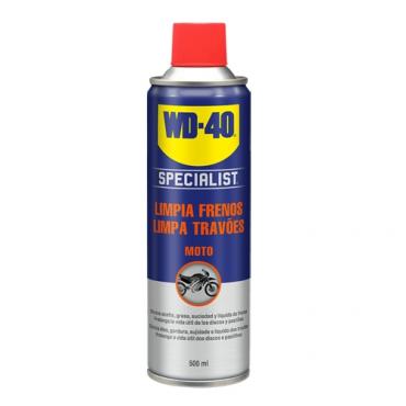 WD-40 Specialist moto: Limpia frenos - Aerosol 500 ml.
