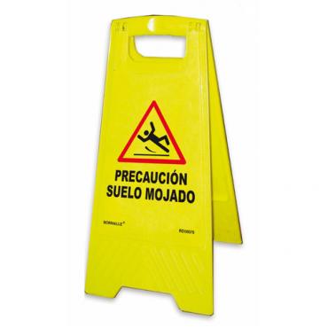 Precaución suelo mojado