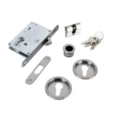 Kit de cerradura para puerta corredera 50 mm 