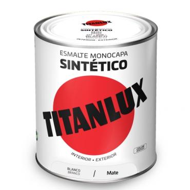 Titanlux esmalte sintético mate. Blanco 0577 250 Ml.