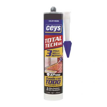 Ceys total tech negro cartucho 290ml.