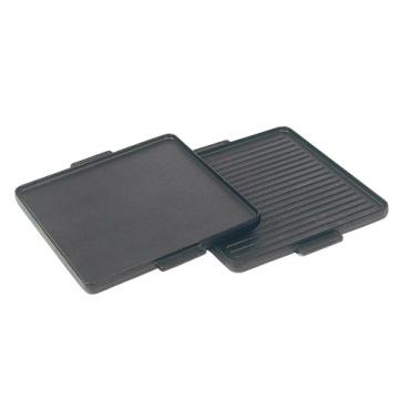 Plancha asadora reversible. Hierro fundido.