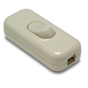 Interruptor de paso 2A-250V blanco