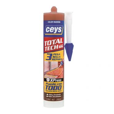 Ceys total tech marrón. Cartucho 290 ml.