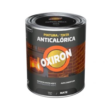 Pintura Anticalórica Negra 750 ml. Oxiron