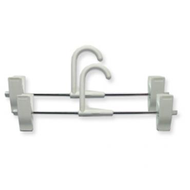 Set 2 perchas pinzas "luxe" falda 31 cms.