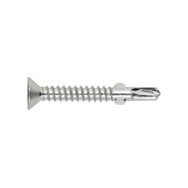 Tornillo autotaladrante 2 alas cabeza avellanada  zinc 4,8x50