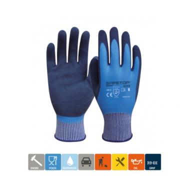 Guante Rainsoft impermeable latex 18g bicapa (Talla 10)