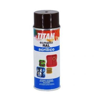 Spray esmalte acrílico mate negro RAL9005 400 ml