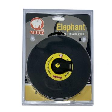 Cinta métrica de fibra de vidrio 30 m x 15 mm. Fluor ABS