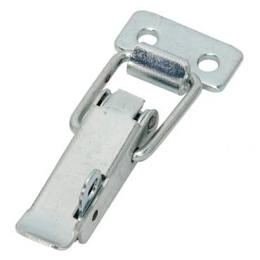 Cierra cajas acero zincado con portacandados. 80 mm.