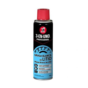Spray grasa blanca de litio (250 ML) Profesional 3 EN 1 