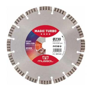 Disco diamante Magic turbo 230mm eje 22.2mm