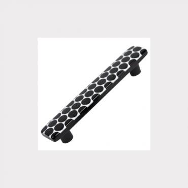 Asa de metacrilato con puntos negros 96 mm. 651NE6