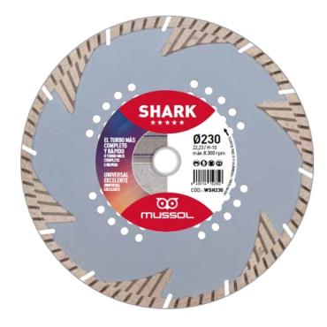 Disco diamante Shark 150mm eje 22.2mm