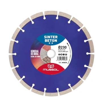 Disco de diamante Sinter Beton 10 125 mm Eje 22.2 mm