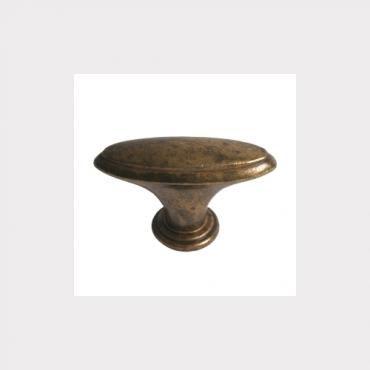 Pomo con base bronce envejecido 48x18 mm. 2905C