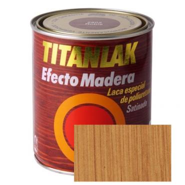 Titanlak efecto madera nogal claro 750ml