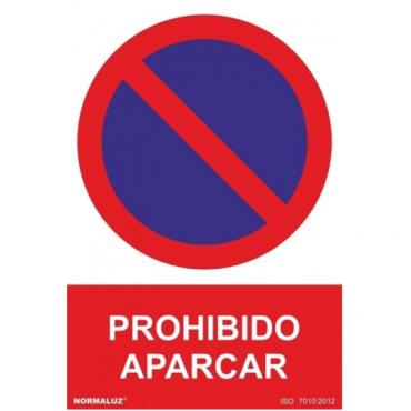 Señal prohibido aparcar