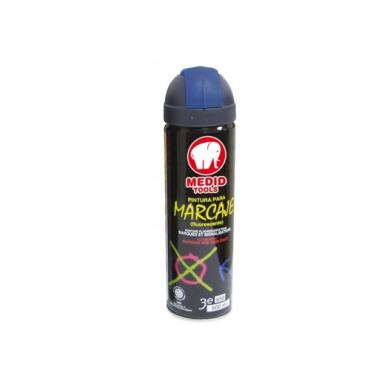 Spray de pintura fluorescente azul