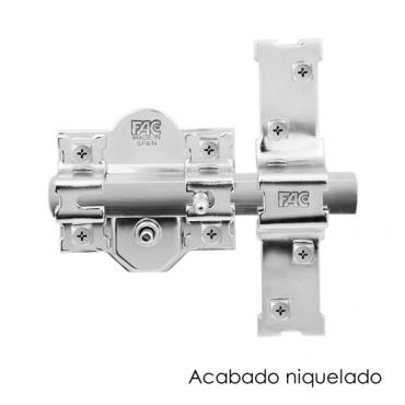 Cerrojo 201-R/80. Acabado Niquel