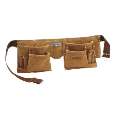 Bolsa doble de cuero