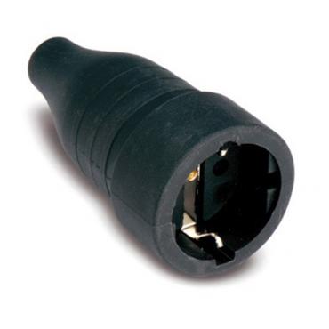 Base de goma desmontable con toma de tierra16A-250V 