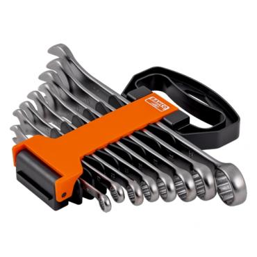 Juego de llaves planas combinadas acodadas 8 Piezas