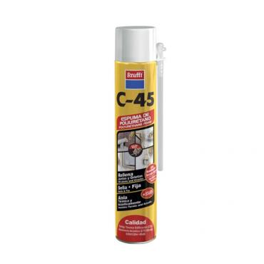 Espuma de poliuretano C-45 cánula 750ml