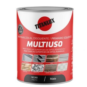 Titanlux imprimación multiuso. Negro 750 ml.