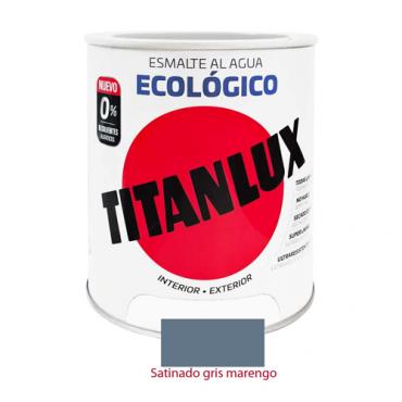 Titanlux esmalte ecológico satinado gris marengo 750ml
