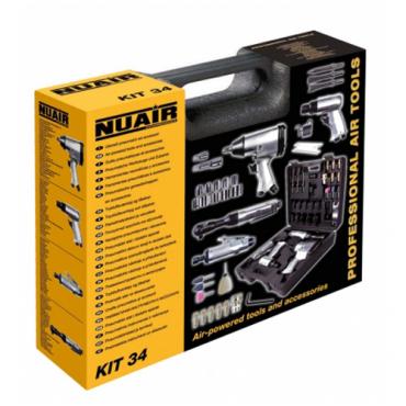 Kit neumático 34 pcs nuair 8221074nua