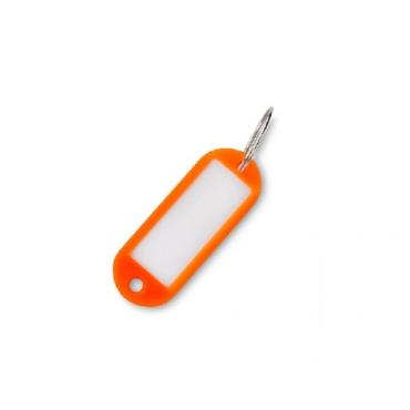Llavero porta etiquetas 80 (Naranja)