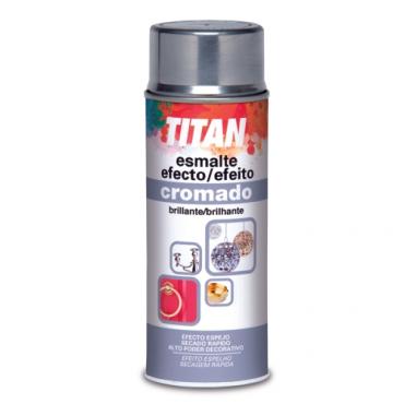Spray esmalte efecto plata 400ml