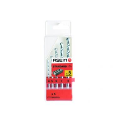 Broca widia standard 265 estuche 5 brocas