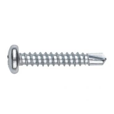 Tornillo broca de cabeza alomada. Phillips 7504-N Zincado 4,2 x 22 mm.