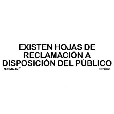 Hojas de reclamación a ... 