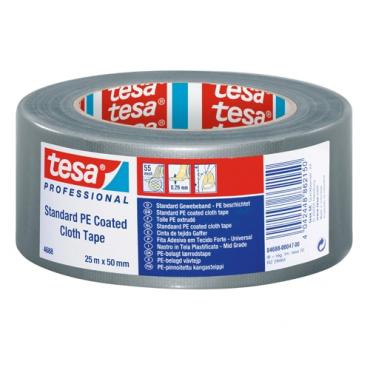 Cinta de tejido Gaffer 25m.x50mm. Plata