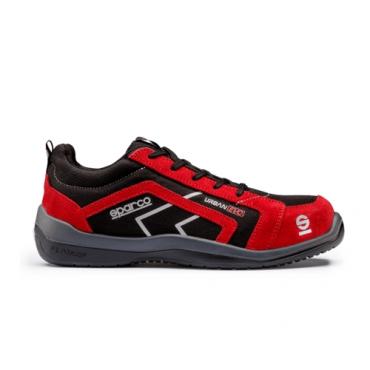 Zapato Urban Evo negro y rojo S3. Talla 43